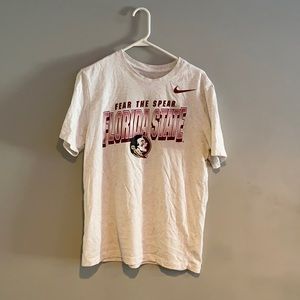 Nike Dri Fit White FSU T-Shirt